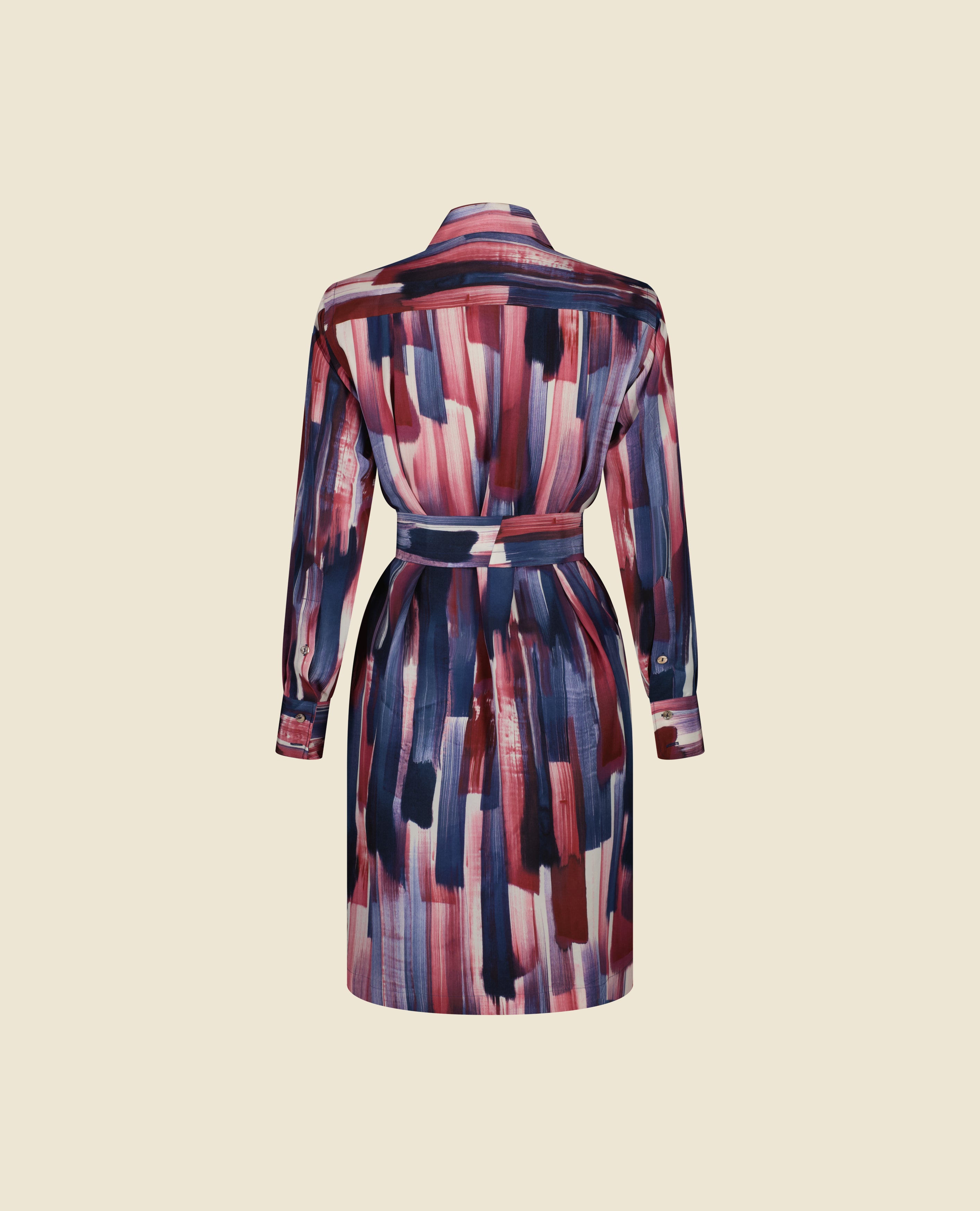 Feather Silk Artémise Dress