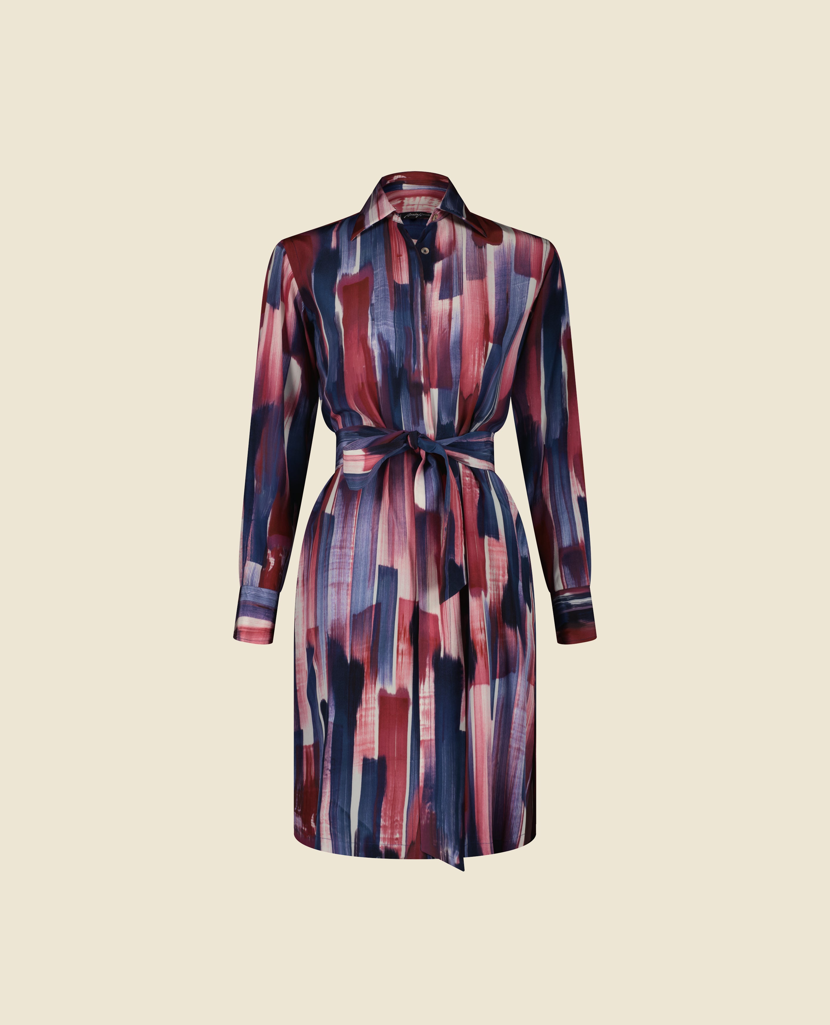 Feather Silk Artémise Dress